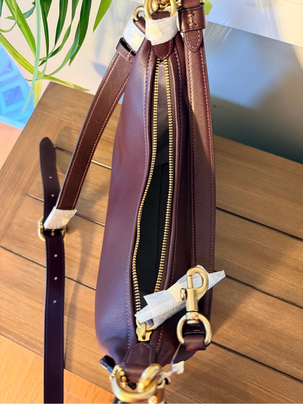 Coach Juliet Shoulder Bag - Black Currant - Picture 8 of 10